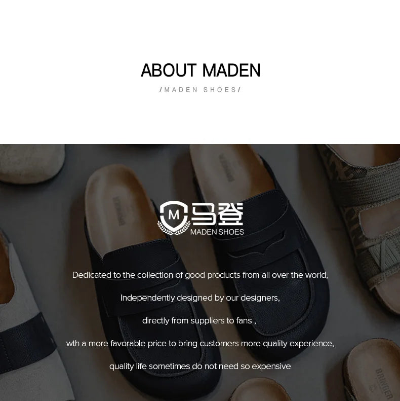 Maden Classic Penny Loafers Mules Shoes for Men Vintage Casual Slip-on Shoes Versatile Soft and Comfortable Shoes Black Color - Clikcy