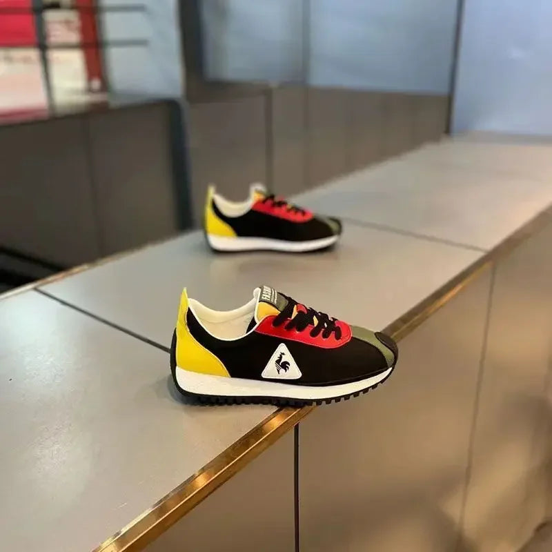 Official-website 2025 Men's Casual Sneakers Summer Comfortable Breathable Lace-up Running Shoes Men's Outdoor Soft-soled Shoes - Clikcy