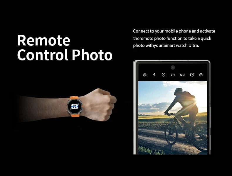 2025 Watch 7 Ultra 47mm Smart Watch IP68 Waterproof Bluetooth Call Compass Smartwatch for Men Women 1.43" AMOLED Screen SpO2 - Clikcy