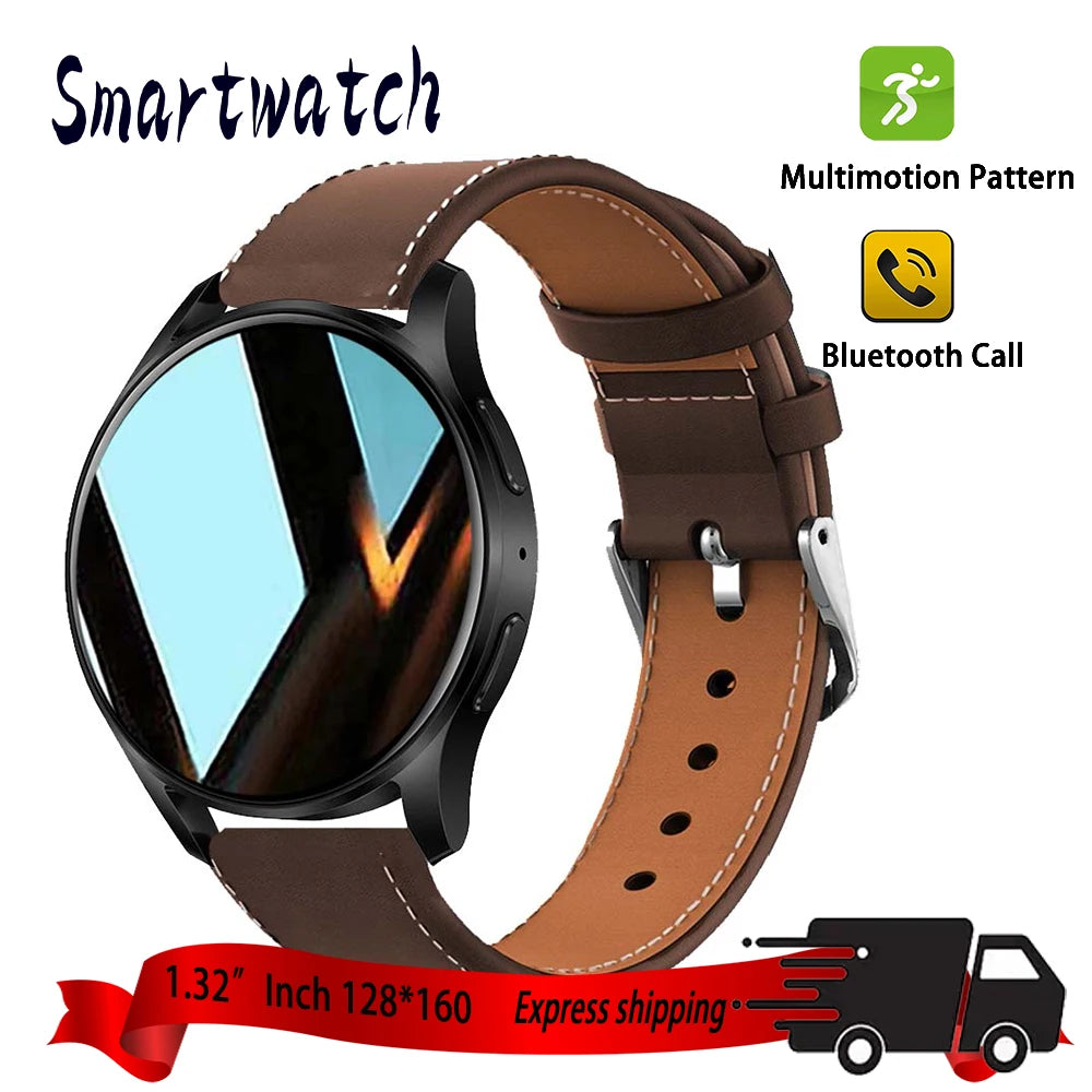 2025 New Business Smartwatch Men 1.32" inch Bluetooth Call Fitness Tracker Smart Wearable Women Wireless Call Watch Android IOS - Clikcy
