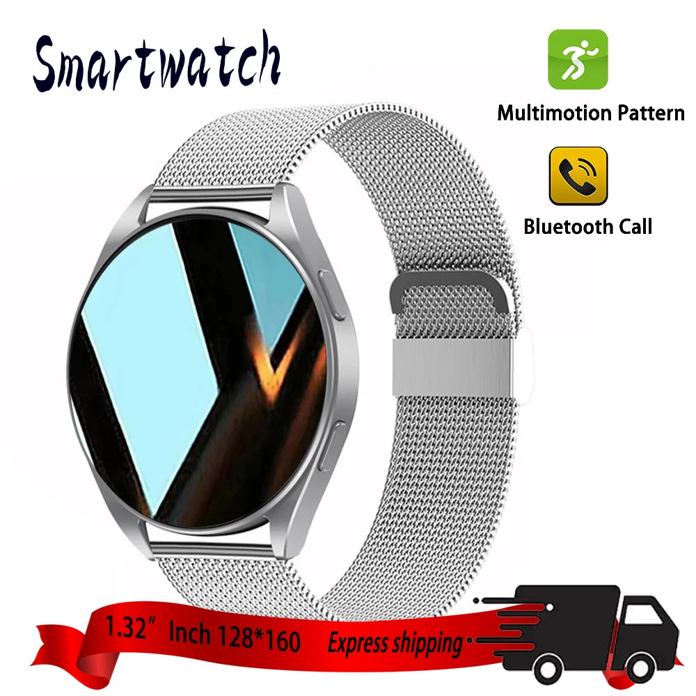 2025 New Business Smartwatch Men 1.32" inch Bluetooth Call Fitness Tracker Smart Wearable Women Wireless Call Watch Android IOS - Clikcy
