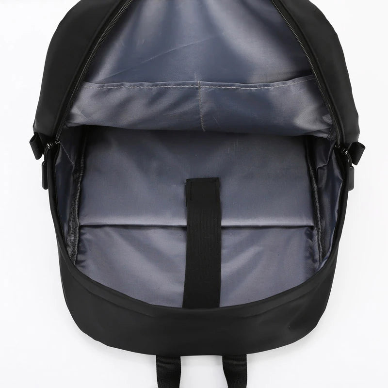 1 14 Inch Large Capacity Leisure Schoolbag Sports Simple Men And Women Universal Computer Backpack With Pendant - Clikcy