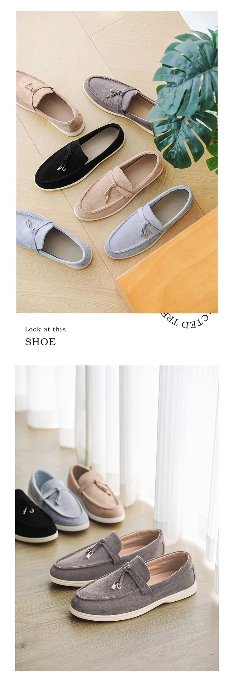 Summer Beige Moccasins For Men Comfortable Suede Casual Designer Men's Shoes Lightweight Slip-on Men Loafers zapatos para hombre - Clikcy