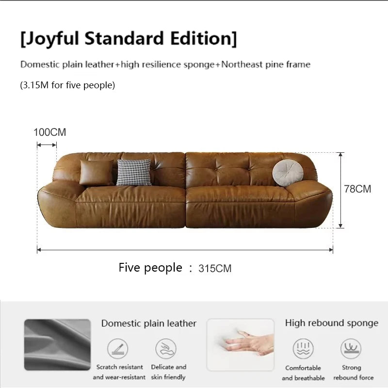 Leather Living Room Sofas Modern European Luxury Design Sofa Living Room Sectional Sofa Sala De Estar De Luxo Room Decor