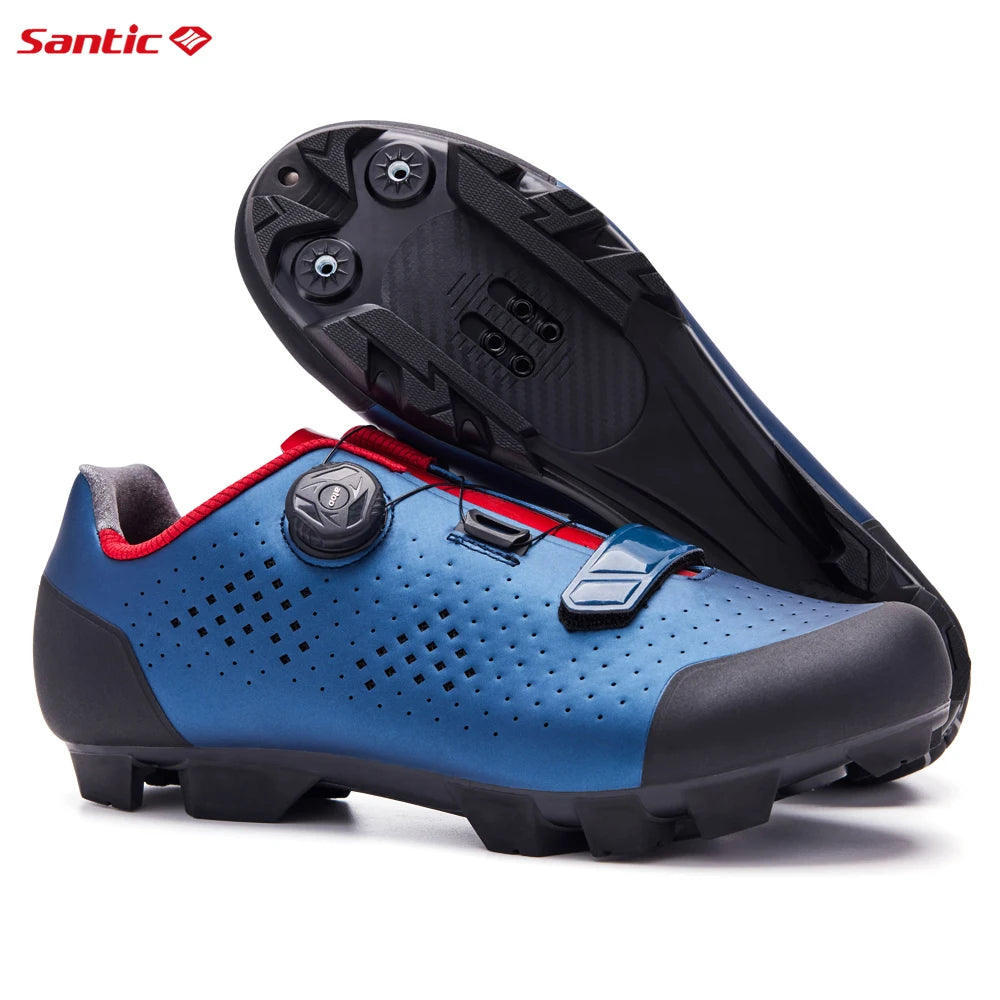 Cycling Mountain Lock Shoes Outdoor Riding Sport MTB Bike Indoor Biking Nylon Sole Sneakers Comfortable Breathable Men Us Size - Clikcy