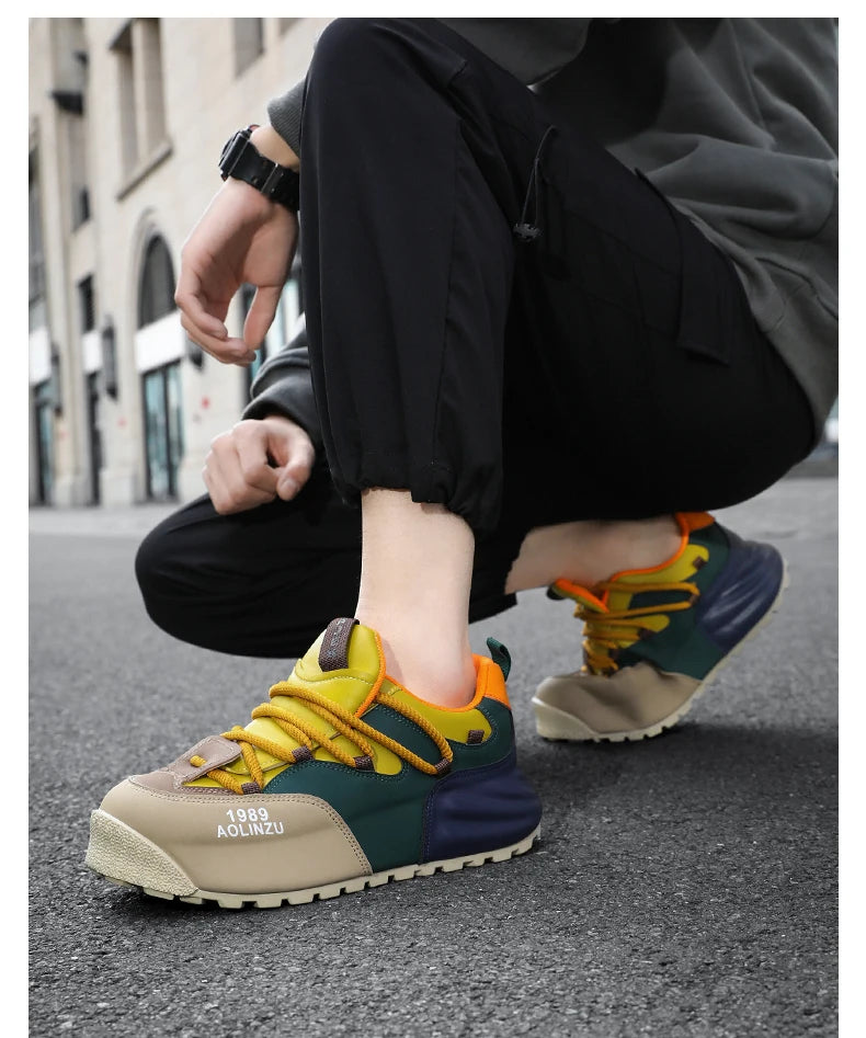 Hot Men's Bag-soled  Trendy Casual Shoes, 45 46 47 48 Size