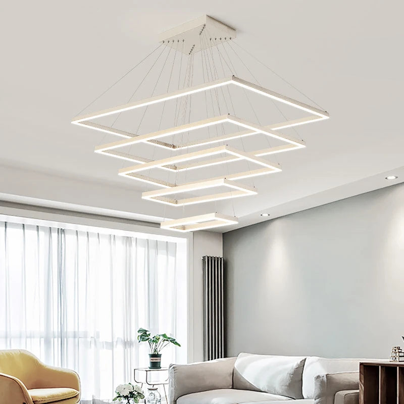 Living room pendant lamp 2024 new simple modern atmosphere hall main lamp Nordic creative designer restaurant lamp - Clikcy