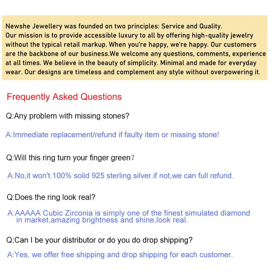 Newshe 14k Yellow Gold Bridal Ring Set for Women 2Ct Round Cut AAAAA Cubic Zircon Wedding Engagement Anniversary Band BR1167_Y - Clikcy