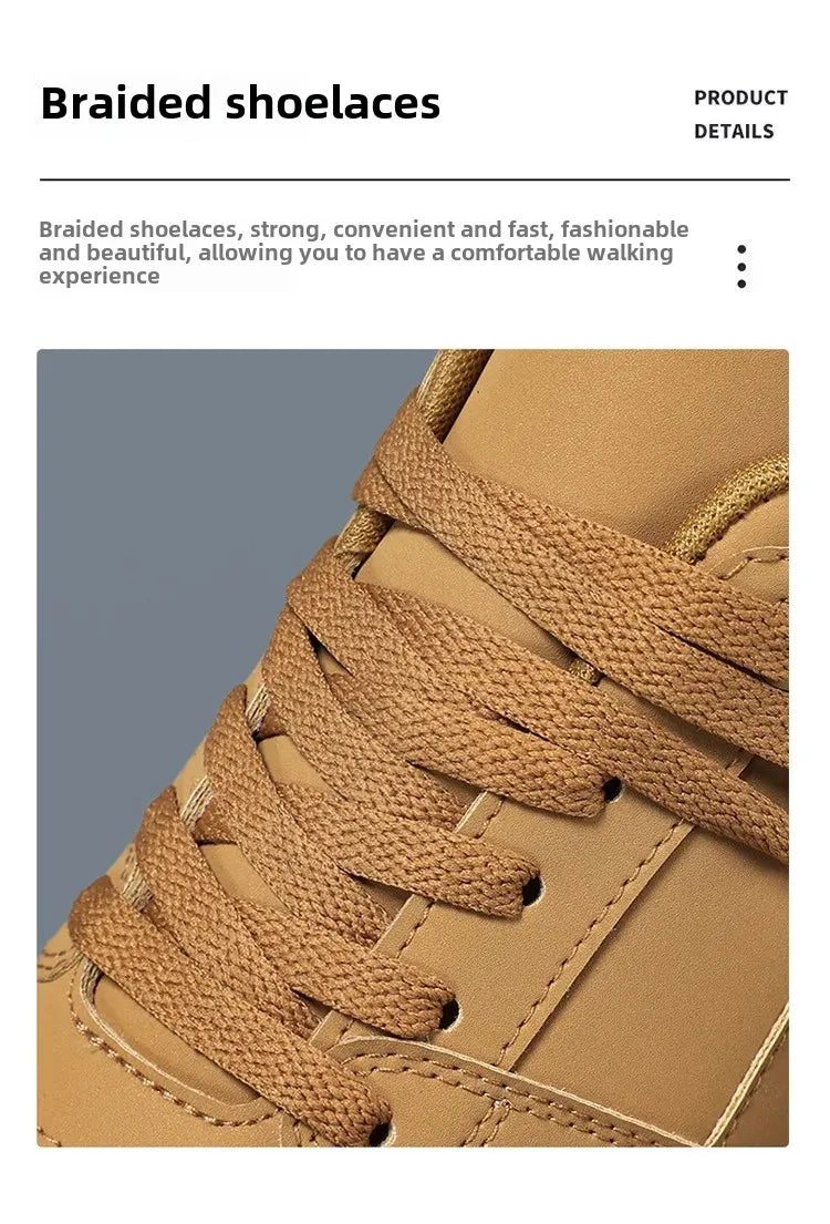 Men's Breathable Spring Summer Casual Shoes Student Fashion All-Match Lightweight Sporty Board Shoes Comfortable Rubber Sole