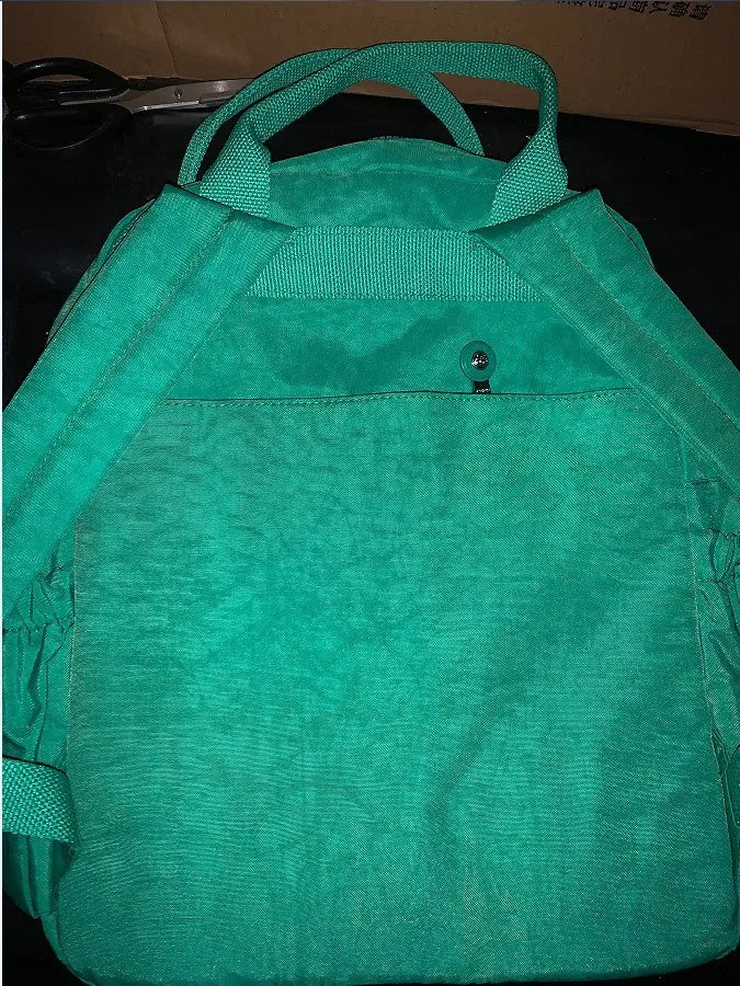 Multi-pocket Nylon School Backpack Casual Women's Backpack Lightweight Large Capacity School Bag Large Capacity Travel Backpack