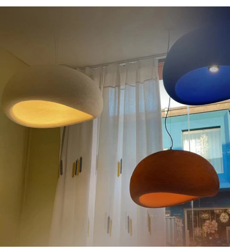 Wabi Sabi Pendant Light Dining Table Japan Hanging Lamp Bedside Nordic Living Room Bedroom Droplight Restaurant Suspended Lights - Clikcy