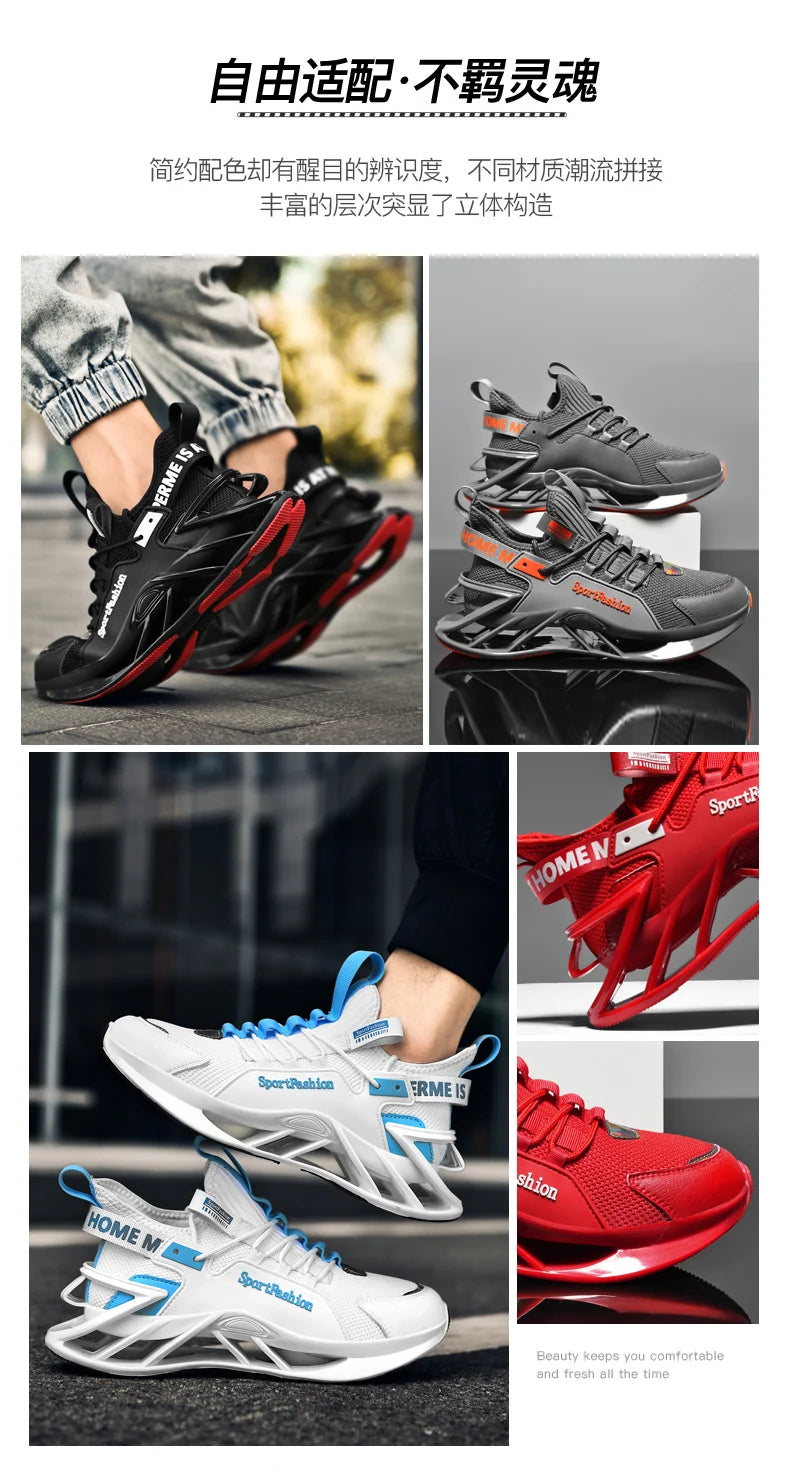 Shoes men Sneakers Male casual Mens Shoes tenis Luxury shoes Trainer Race Breathable Shoes fashion loafers running Shoes for men - Clikcy