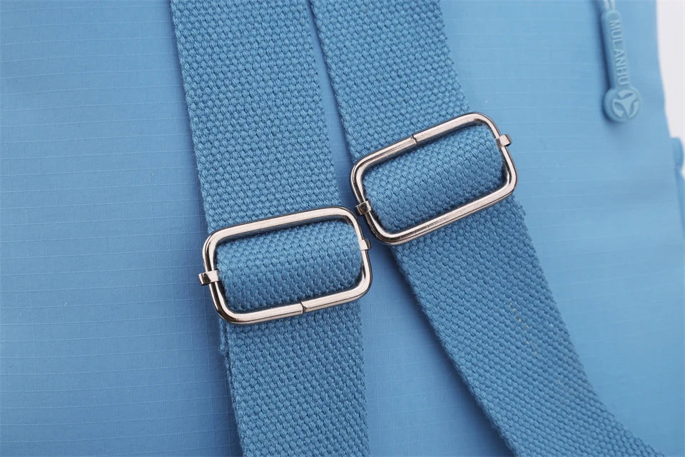 Casual Backpack Women Waterproof Nylon Back Pack Large Capacity Student Daypack Simple Schoolbag for Girls Ladies Travel Bags