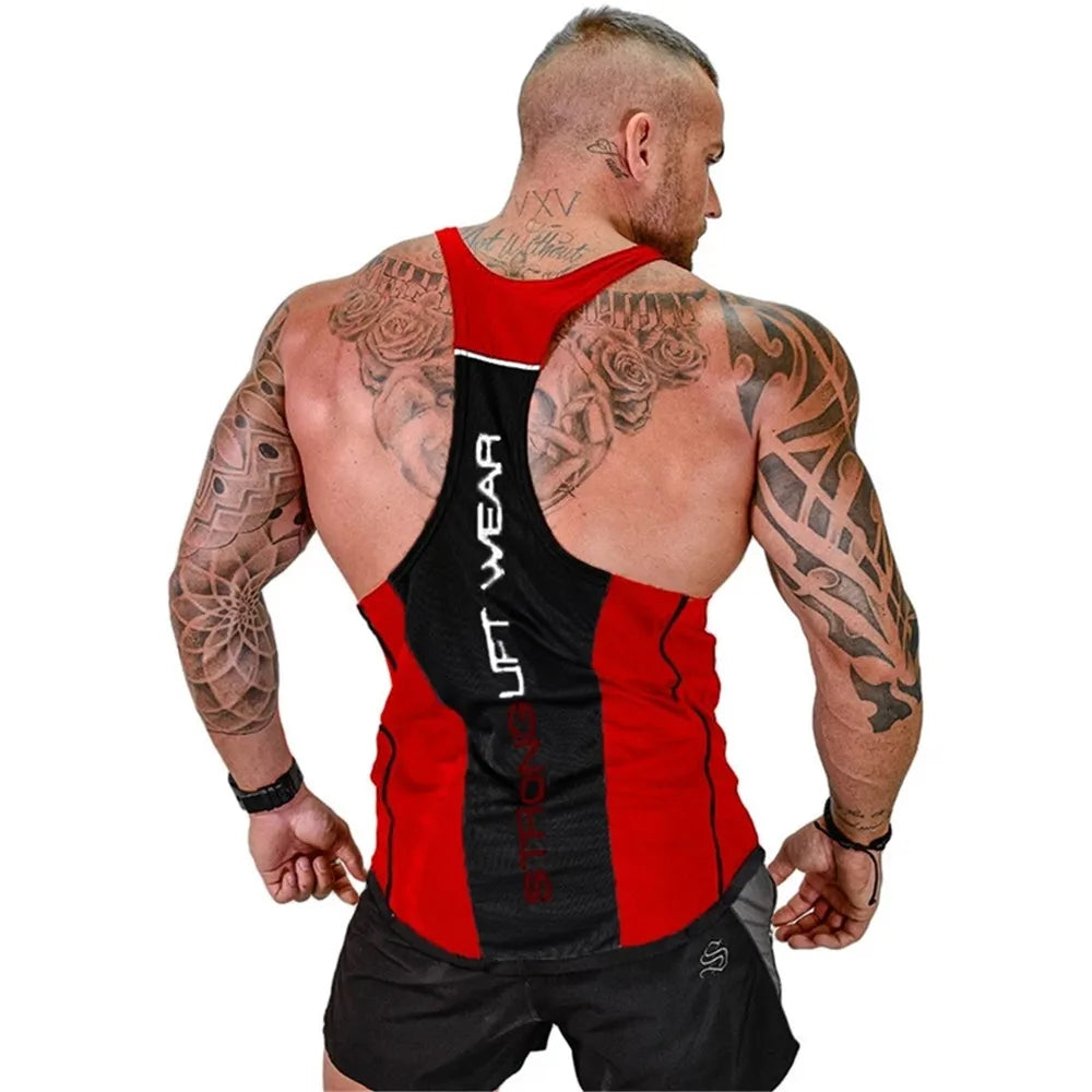Mens Bodybuilding Tank top Gyms Fitness sleeveless shirt 2025 New Male Cotton clothing Fashion Singlet vest Undershirt Hombre - Clikcy
