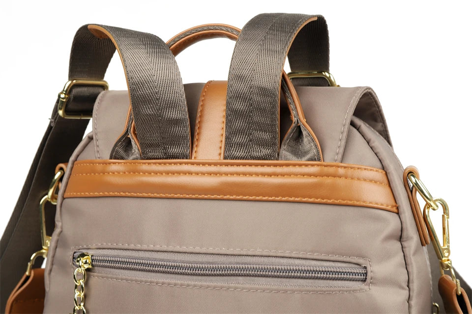 Cute Pendant Backpack Women Waterproof Nylon Back Pack Fashion College Daypack High Capacity School Bag for Girls Travel Bag - Clikcy