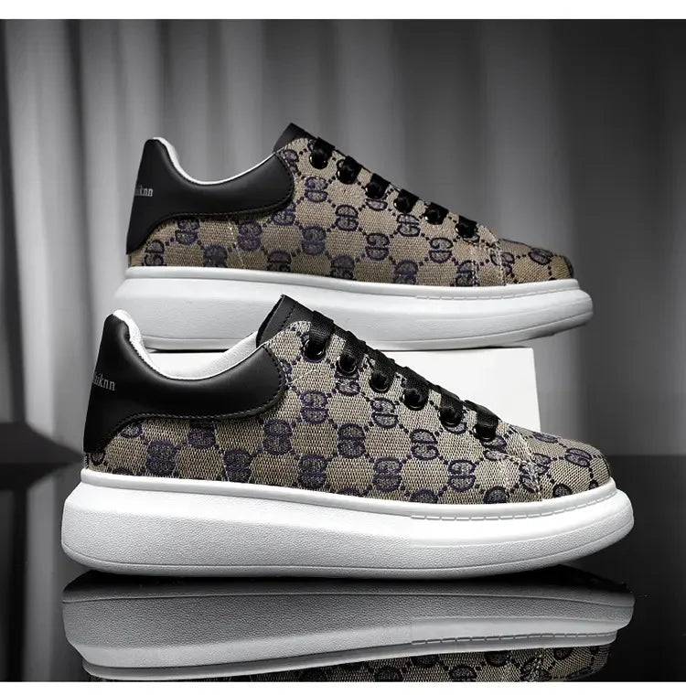 Canvas shoes, spring new men's shoes, student flat casual board shoes, trendy and versatile men's shoes, men's shoes - Clikcy