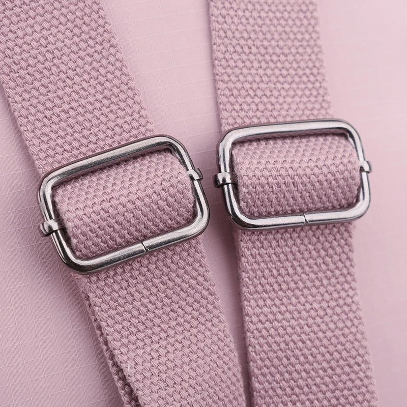 New High Quality Nylon Women Back Pack Solid Color Waterproof Travel Backpack Casual School Bags Girls Shoulder Bag Sac A Dos - Clikcy