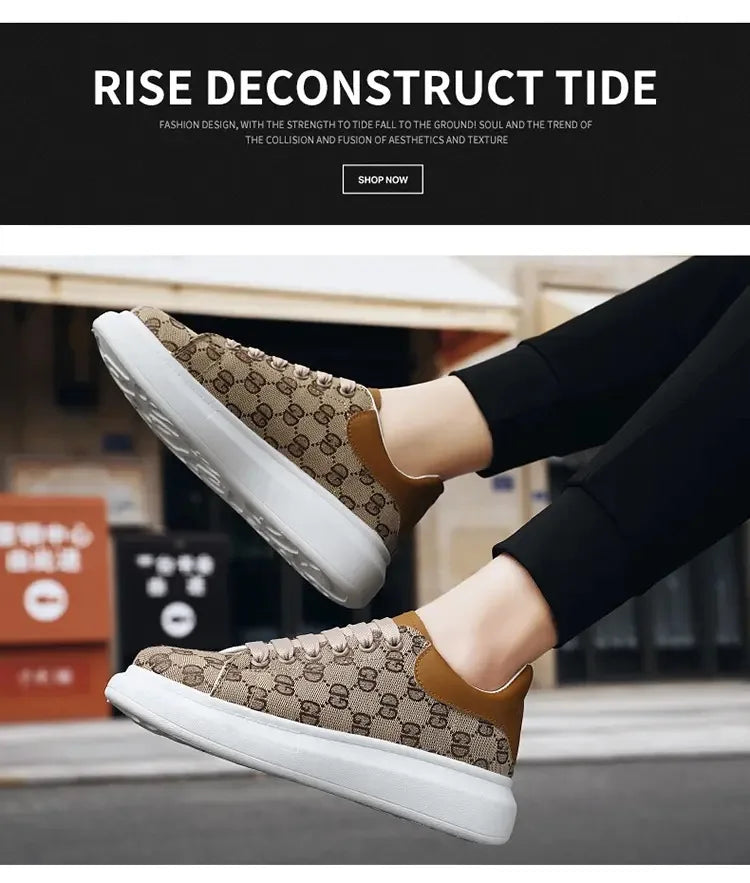 Canvas shoes, spring new men's shoes, student flat casual board shoes, trendy and versatile men's shoes, men's shoes - Clikcy