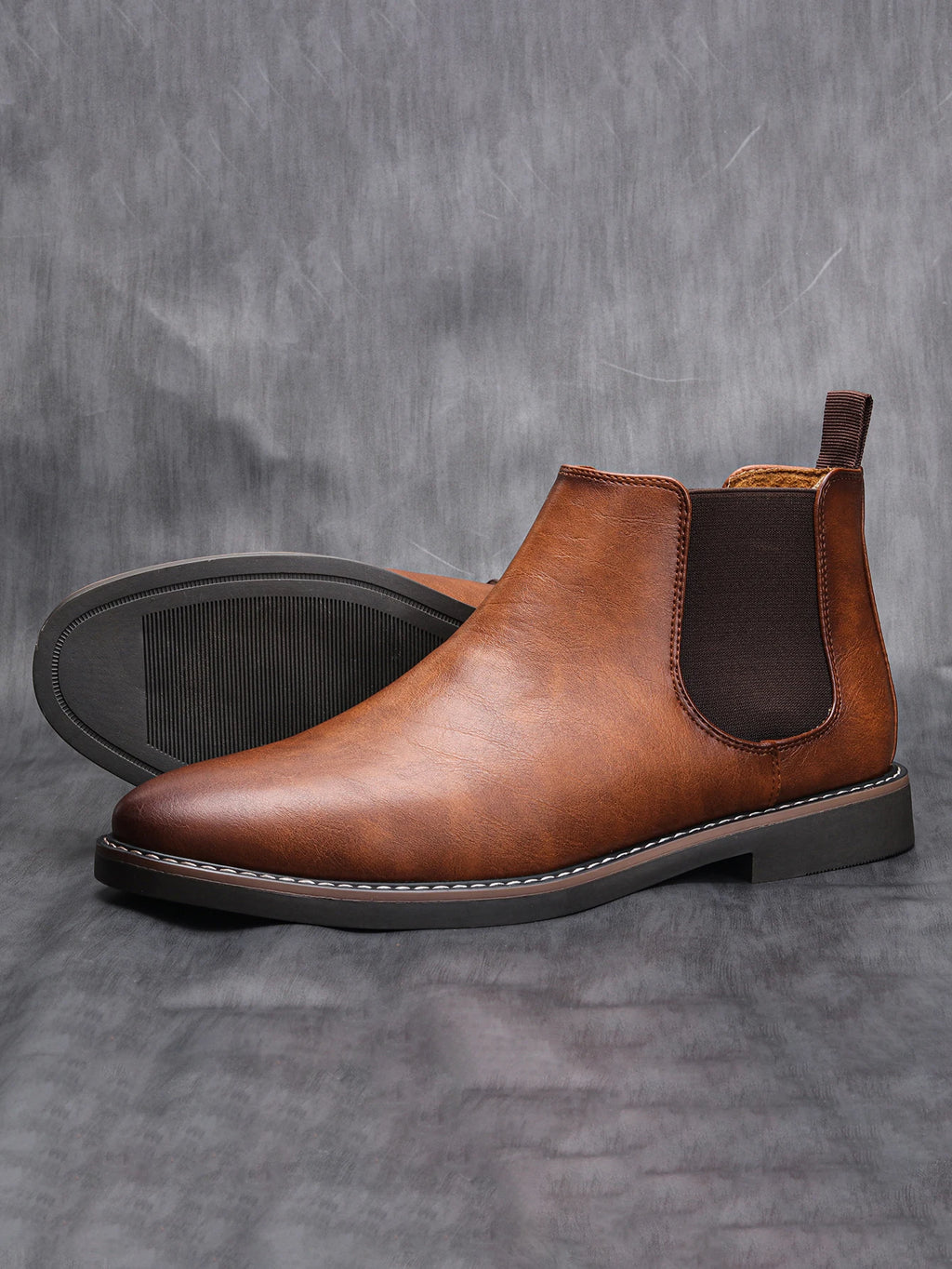 40~46 Men Chelsea Boots Brand Retro Comfortable Fashion Men Boots - Clikcy