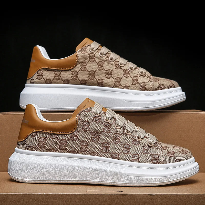 Canvas shoes, spring new men's shoes, student flat casual board shoes, trendy and versatile men's shoes, men's shoes - Clikcy