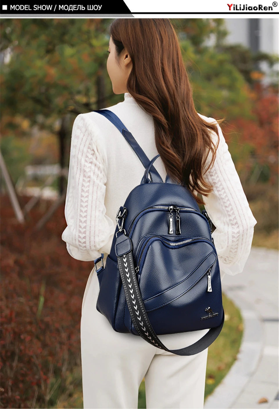 Fashion Backpacks Women Shoulder Bag Simple Rucksack Female Soft Leather Back Pack Ladies Travel Bag Large Capacity School Bags - Clikcy