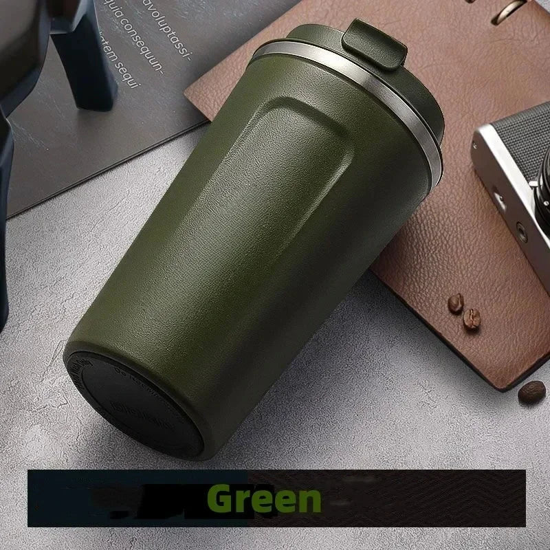 380/510ML Travel Stainless Steel Coffee Cup Thermal Mug Leak-Proof Thermos Bottle Tea Coffee Mug Vacuum Flask Insulated Cups Hot - Clikcy