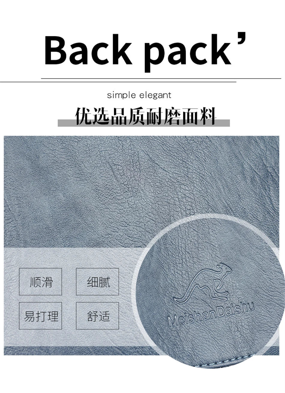 High Quality Soft Leather Backpacks Purses for Women Casual Daypack Vintage Bagpack School Bags for Teen Girls Mochilas Rucksack - Clikcy