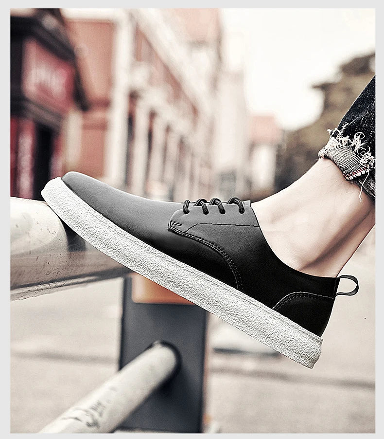 The 2025 New Men's Casual Shoes Feature A Durable and Anti-slip Upper, A Fashionable and Versatile Sole, and Are of High Quality - Clikcy