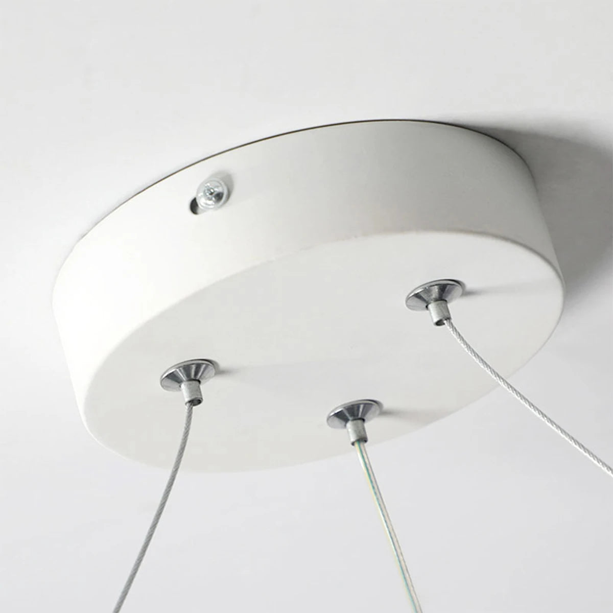 24cm Led Pendant Light Tricolor Lights White Nordic Hanging Ceiling Linear Creative Metal Art Black/White Shade Luxury Lamp 220v - Clikcy