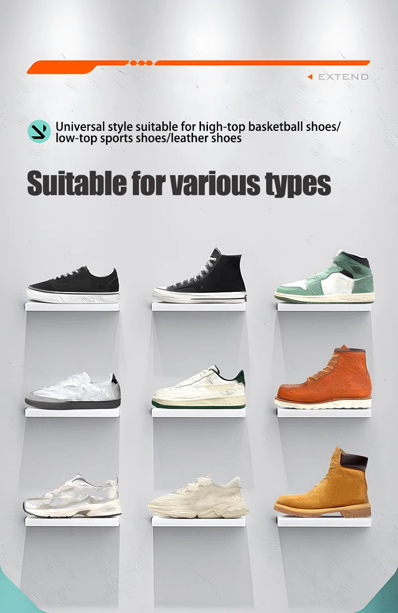 Repacego 2Pcs Shoe Stretcher Shoe Trees Universal Unisex Women Men Adjustable Length Width high top Expander Extender Keeper - Clikcy