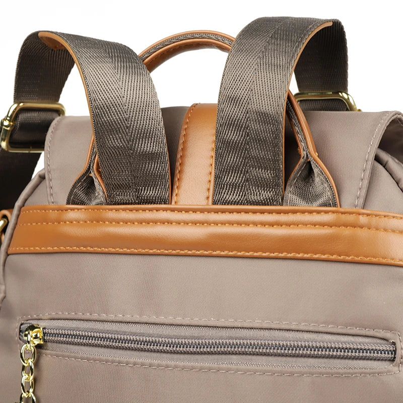 Cute Pendant Backpack Women Waterproof Nylon Back Pack Fashion College Daypack High Capacity School Bag for Girls Travel Bag - Clikcy