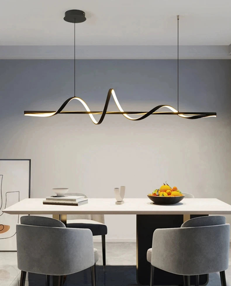 Modern LED Pendant Lights Dining Table Ceiling Chandelier Home Decoration Living Room Hanging Lamps Kitchen Bar Lusters Fixtures - Clikcy