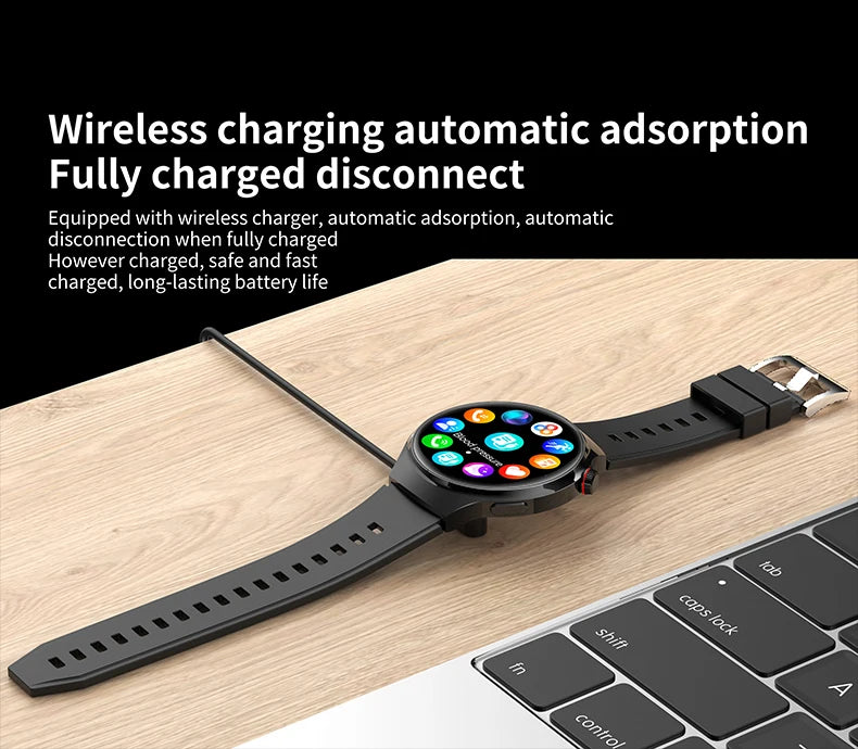 2025 New Smart Watch Men For Huawei Watch 4 Pro 360*360 HD Screen Heart rate Bluetooth Call Health Monitoring Sports Smartwatch - Clikcy