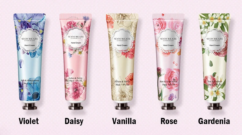 10pcs Fruity Flowery Hand Cream Moisturizing Nourishing Anti Chap Repairing Hands Care Beauty Skincare Hand Creams Sets - Clikcy