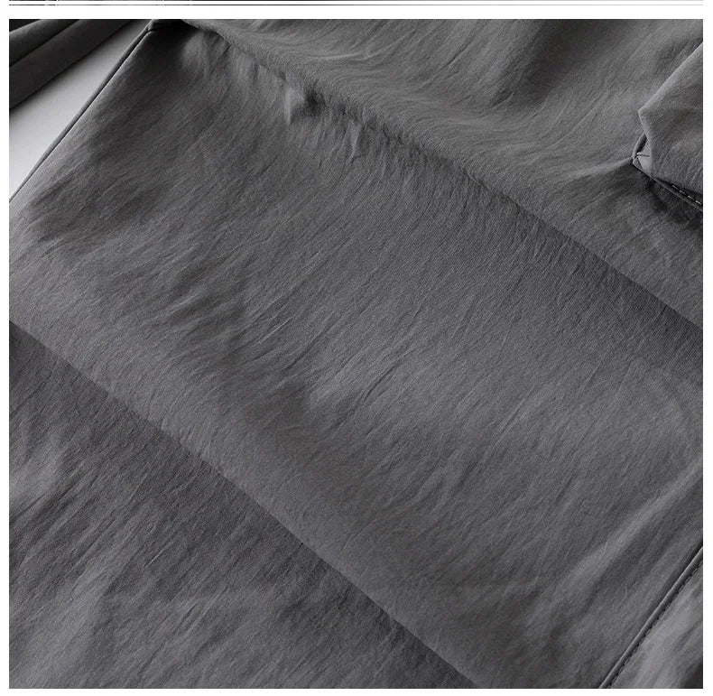 Plus Size 10xl 9xl 8xl Men's Straight Cargo Pants Spring Summer Multi-Pockets Streetwear Wide Leg Casual Baggy Straight Trousers - Clikcy