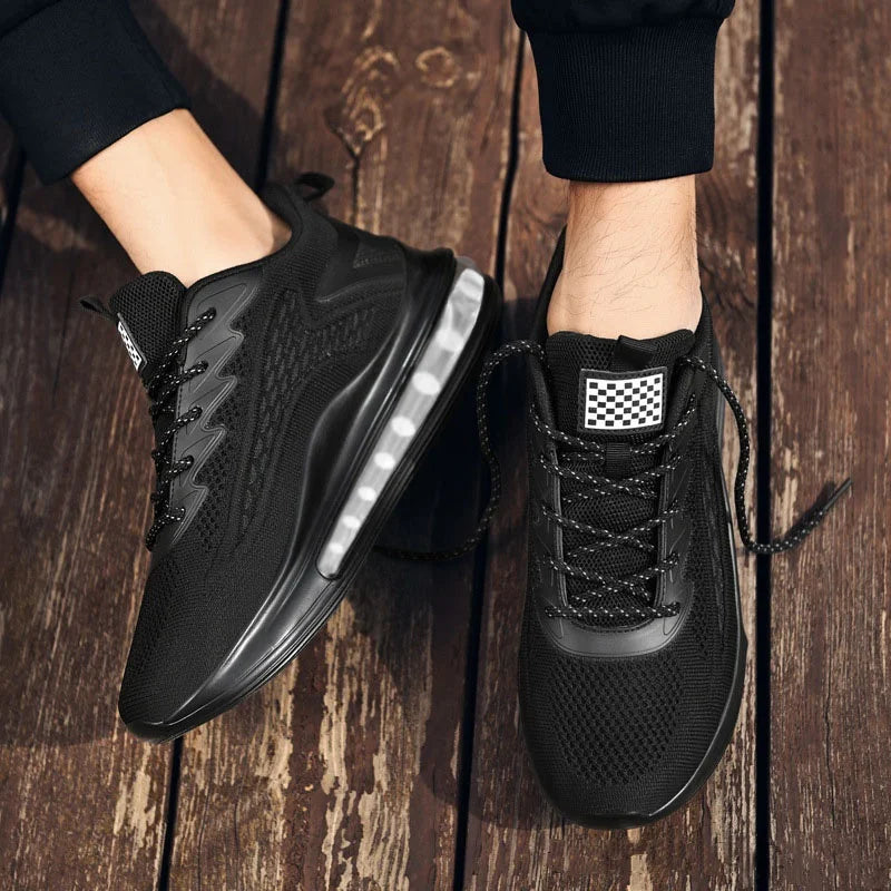 Men's casual sports shoes, men's running shoes, air cushion, men's spring and autumn new fashion, breathable soft soles - Clikcy