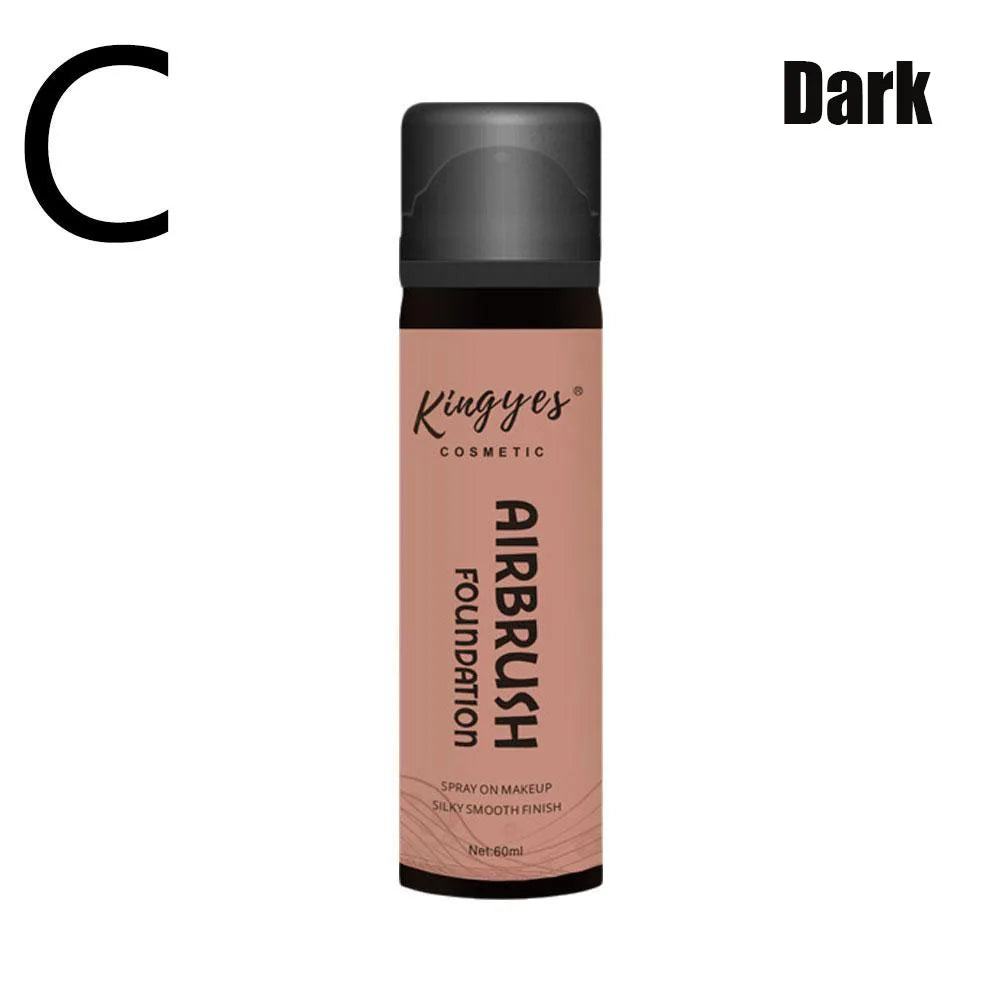 Airbrush Spray Foundation Full Coverage Oil Control Liquid Foundation Face Correcting Toner Matte Moisture Brighten Concealer - Clikcy