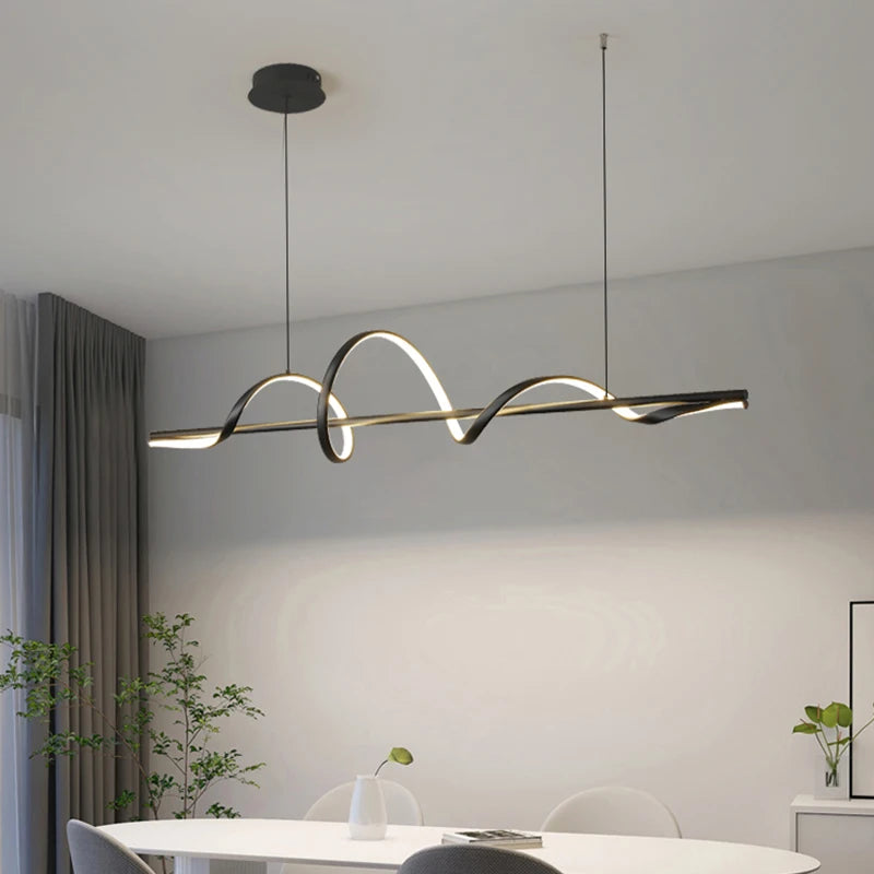 Modern LED Pendant Lights Dining Table Ceiling Chandelier Home Decoration Living Room Hanging Lamps Kitchen Bar Lusters Fixtures - Clikcy