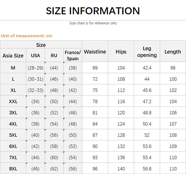 New Plus Size 8XL Men Casual Straight Pants Trousers Ice Silk Fashion Hip Hop Sweatpants Outdoor Stand Pocket Cargo Pants Y2K - Clikcy