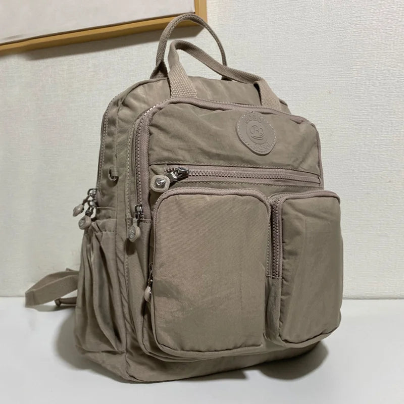 Large Capacity Backpack for Women Multi-pockets Nylon Women's Bag Causal Waterproof School Bags Laptop Backpack Stylish Backpack