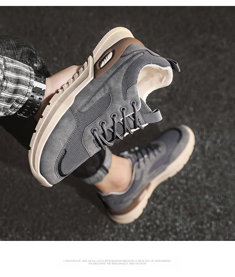 2024summer Fashion Men Sneakers Spring All-match Casual Shoes Outdoor Running Increase Platform Shoes Sapatos Formais Masculinos - Clikcy