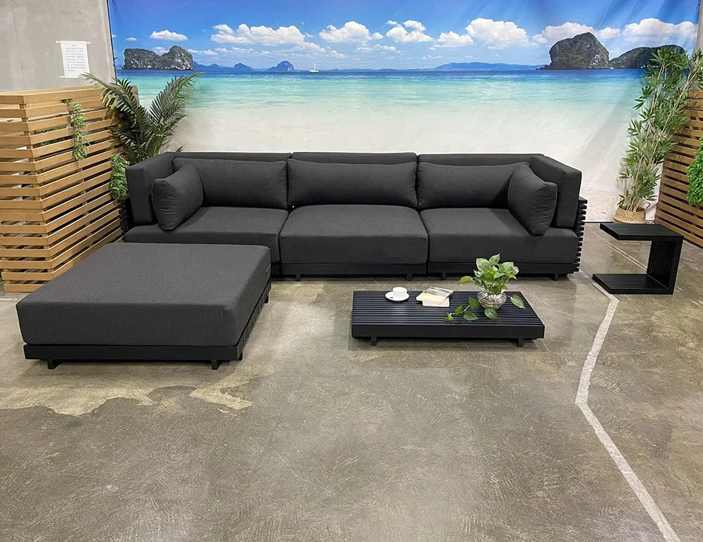 Luxury Outdoor Large Patio Furniture Set Aluminum Furniture Patio Garden Hotel Sets Sofas Sectionals - Clikcy