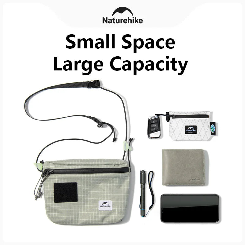 Naturehike ZT-12 3L Portable Chest Pack Casual Shoulder Satchel Small Travel Mini Large Capacity Outdoor Cycling Crossbody Bag - Clikcy