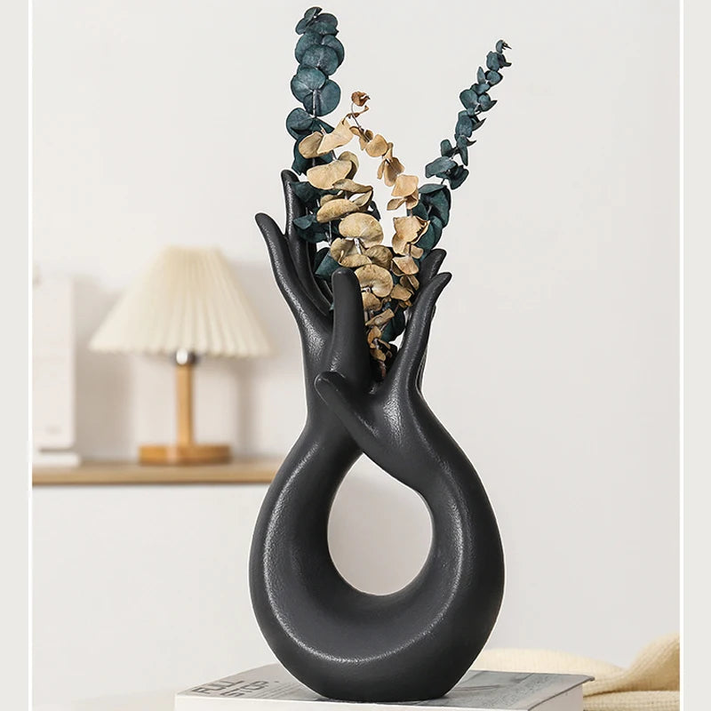 Ceramic vase ornament living room decor miniature item offices decoration accessories home & garden figurine bedroom decorations - Clikcy