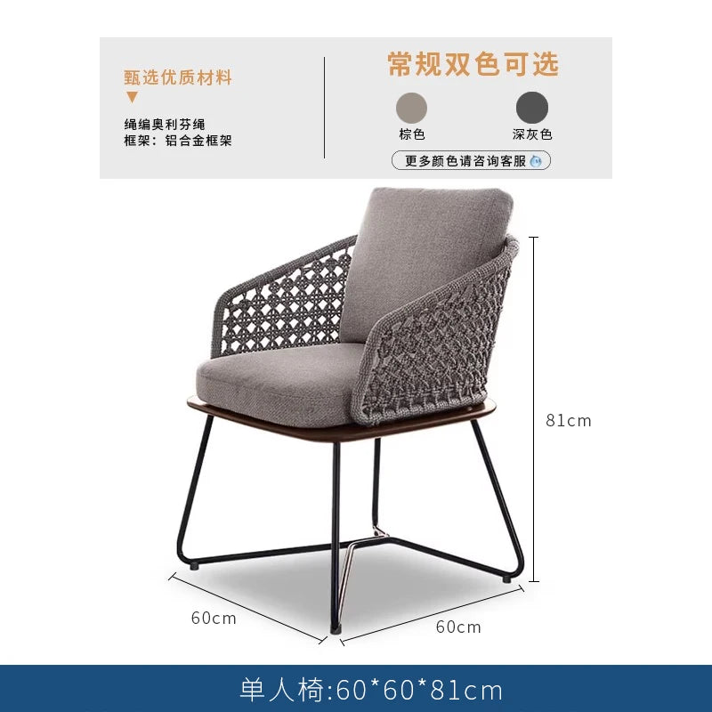 Outdoor Camping Garden Furniture Sets Lounge Rattan Dining Tables Chair Backyard Armchairs Sectional Salon De Jardin Furniture