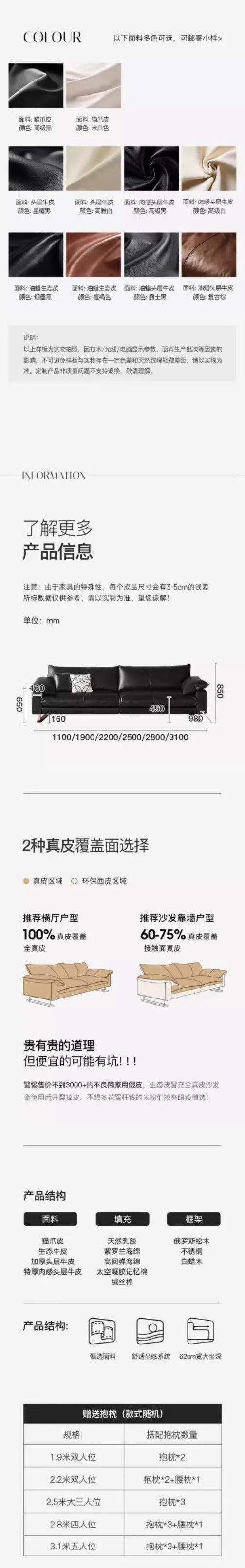 Comfortable Vintage Sofas Fancy Genuine Leather Lounge Living Room Couches Designer Solid Wood Divano Da Soggiorno Furniture - Clikcy