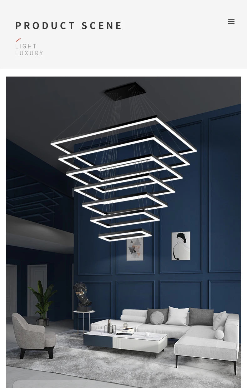 Living room pendant lamp 2024 new simple modern atmosphere hall main lamp Nordic creative designer restaurant lamp - Clikcy