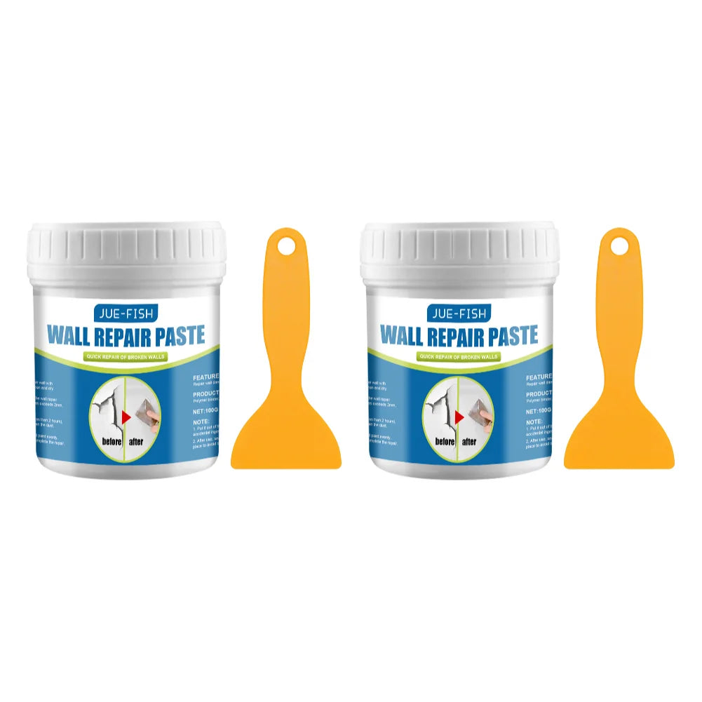 100g Multipurpose Ceramic Repair Agent Strong Adhesion Professional Adhesive Repair Agent with Scraper for Bathroom Wall Floor - Clikcy