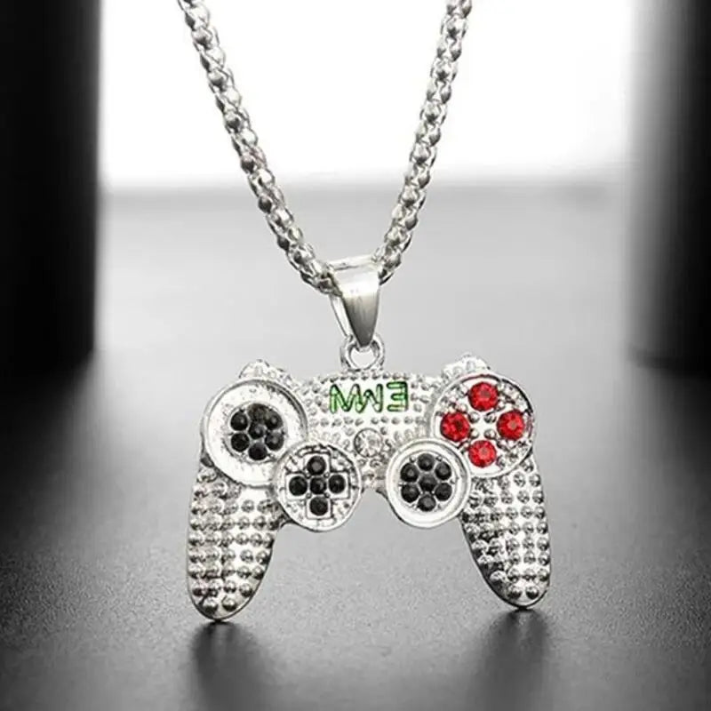 RAKOL Trendy Gamepad Lightning Stainless Steel Necklaces For Women Men Gold Color Metal Necklace Party Everyday Jewelry - Clikcy