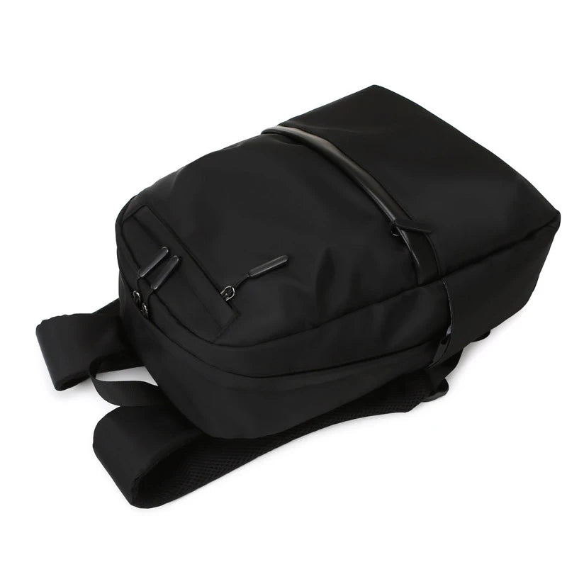 1 14 Inch Large Capacity Leisure Schoolbag Sports Simple Men And Women Universal Computer Backpack With Pendant - Clikcy